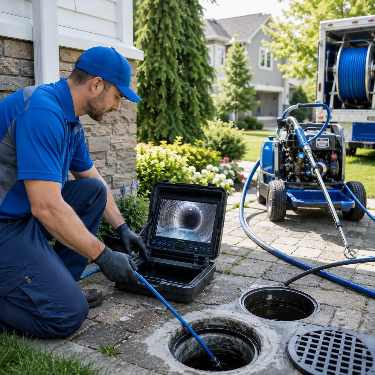 Outdoor drain cleaning professionals serving Drummond, WI